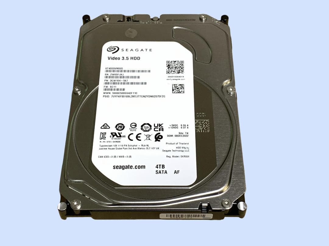 M9726 SEAGATE 3.5インチ ST4000VM005 4TB