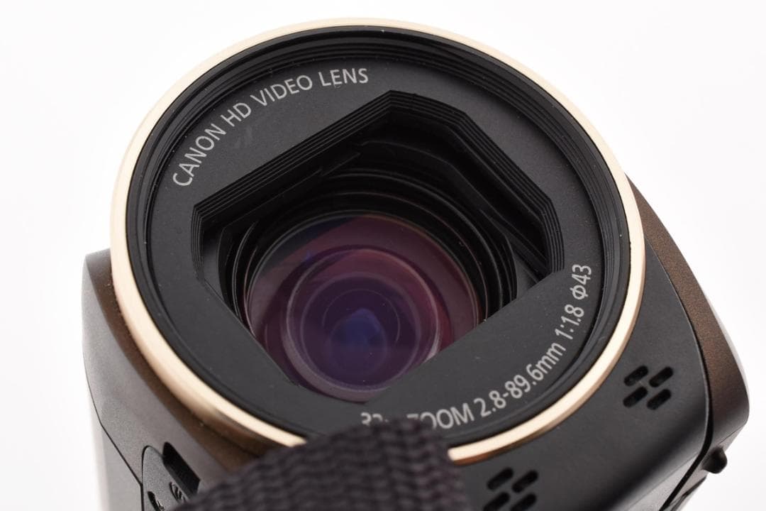 【極美品】Canon HDビデオカメラ　ivis HF R62 ブラウン