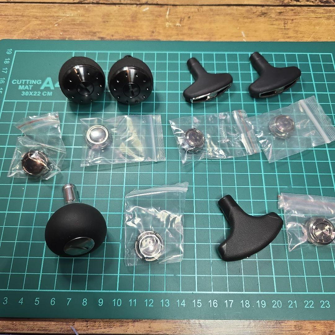 シマノ　純正ハンドルノブ7点まとめ売り　20ツインパワー等　3000〜5000番