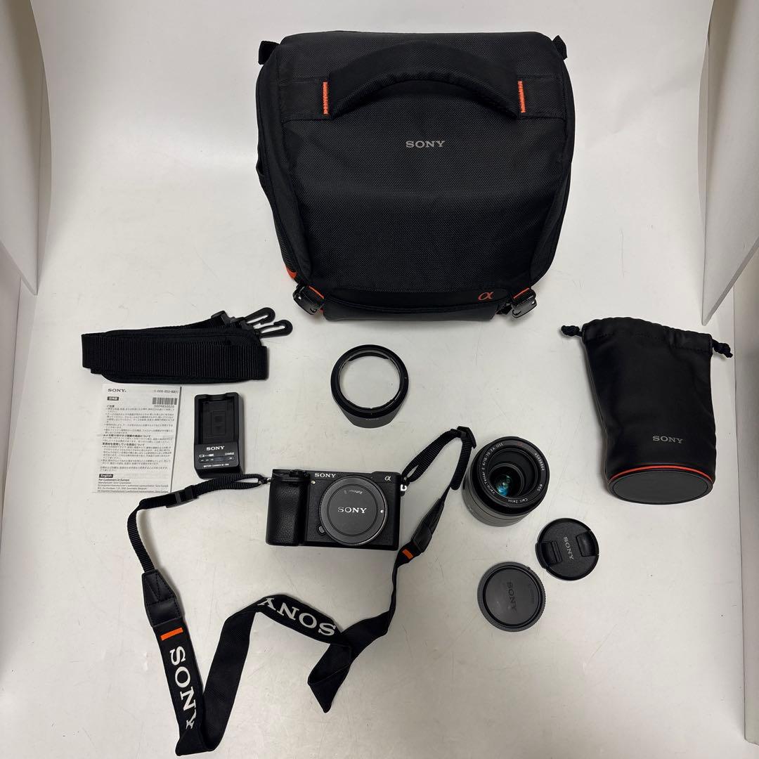 【美品】SONY a-6400(B) 本体＋ レンズ1点＋ケース＋備品