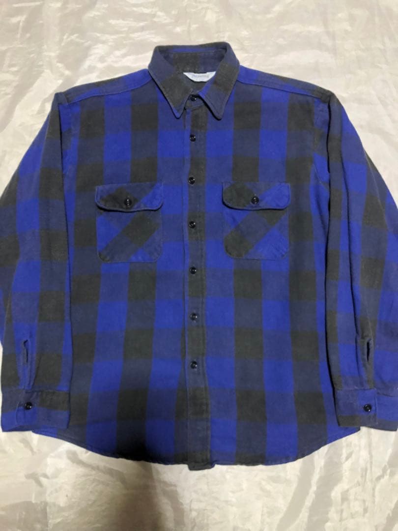 80’s USA製 FIVE BROTHERヘビーネルシャツ