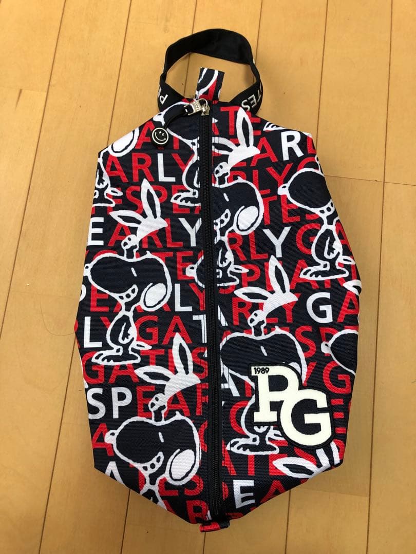 未使用 PEARLY GATES SNOOPYコラボ ゴルフシューズバッグ