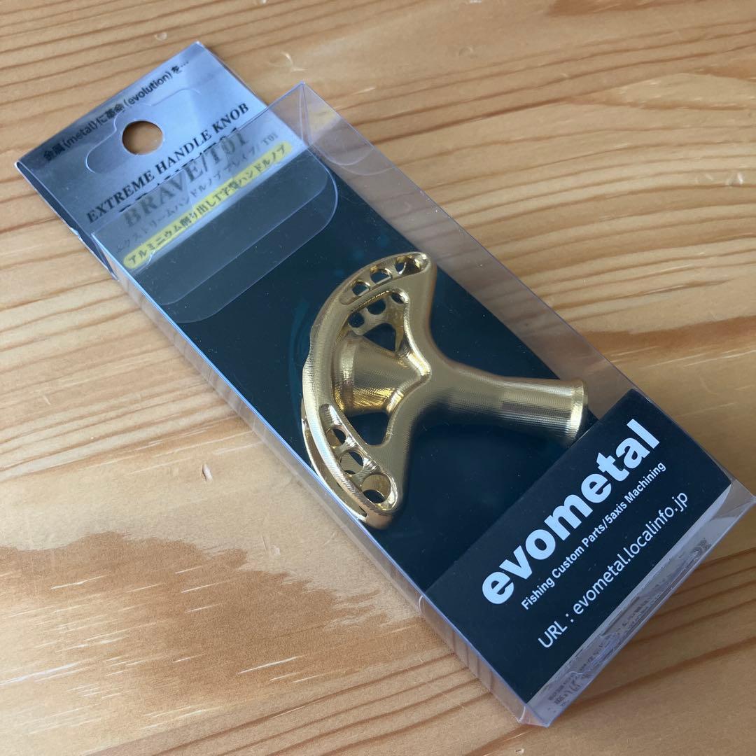 エヴォメタル×ジャンプライズ エクストリームハンドルノブ ブレイブ/T1ゴールド