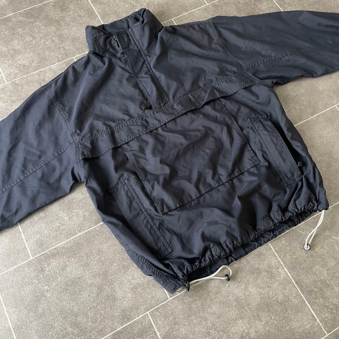 OLD GAP ハーフジップ アノラック 紺 M テック系 00s 古着