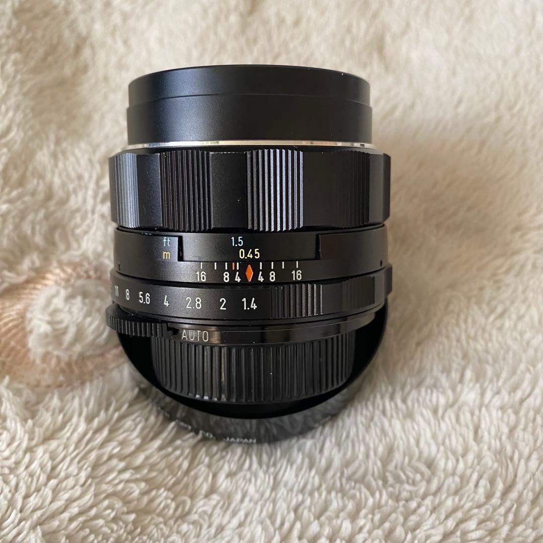 PENTAX SMC TAKUMAR 50mm F1.4 フード・ケース付