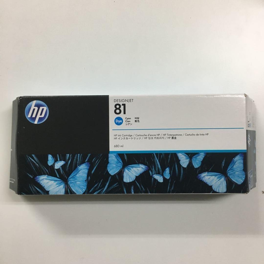 HP純正インク　81 シアン　680ml