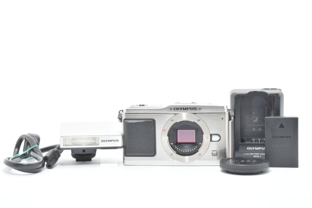 【純正フラッシュ付き】オリンパス E-P1 ミラーレスカメラ 同梱可能 カメラ