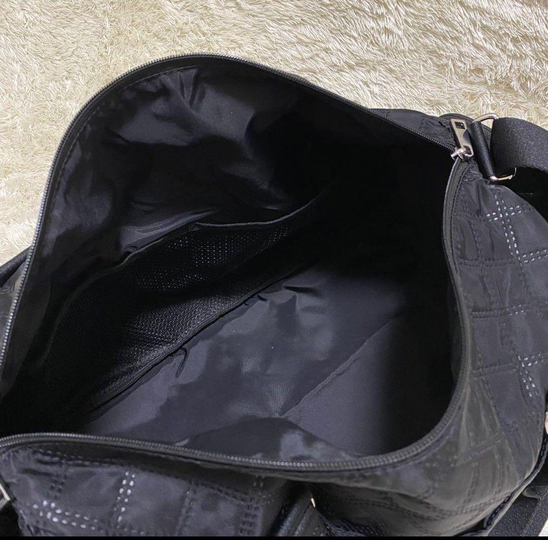 【再出品】ピンソニックキルトデイジー ボストン（ブラック）