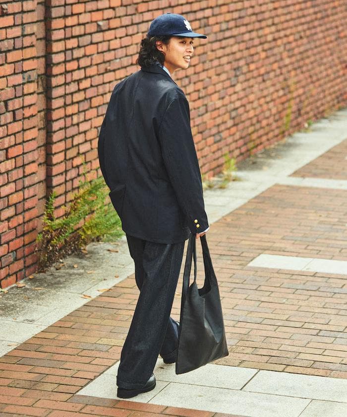 Firsthand レザーマルシェ トートバッグ 牛革 撥水レザー ブラック