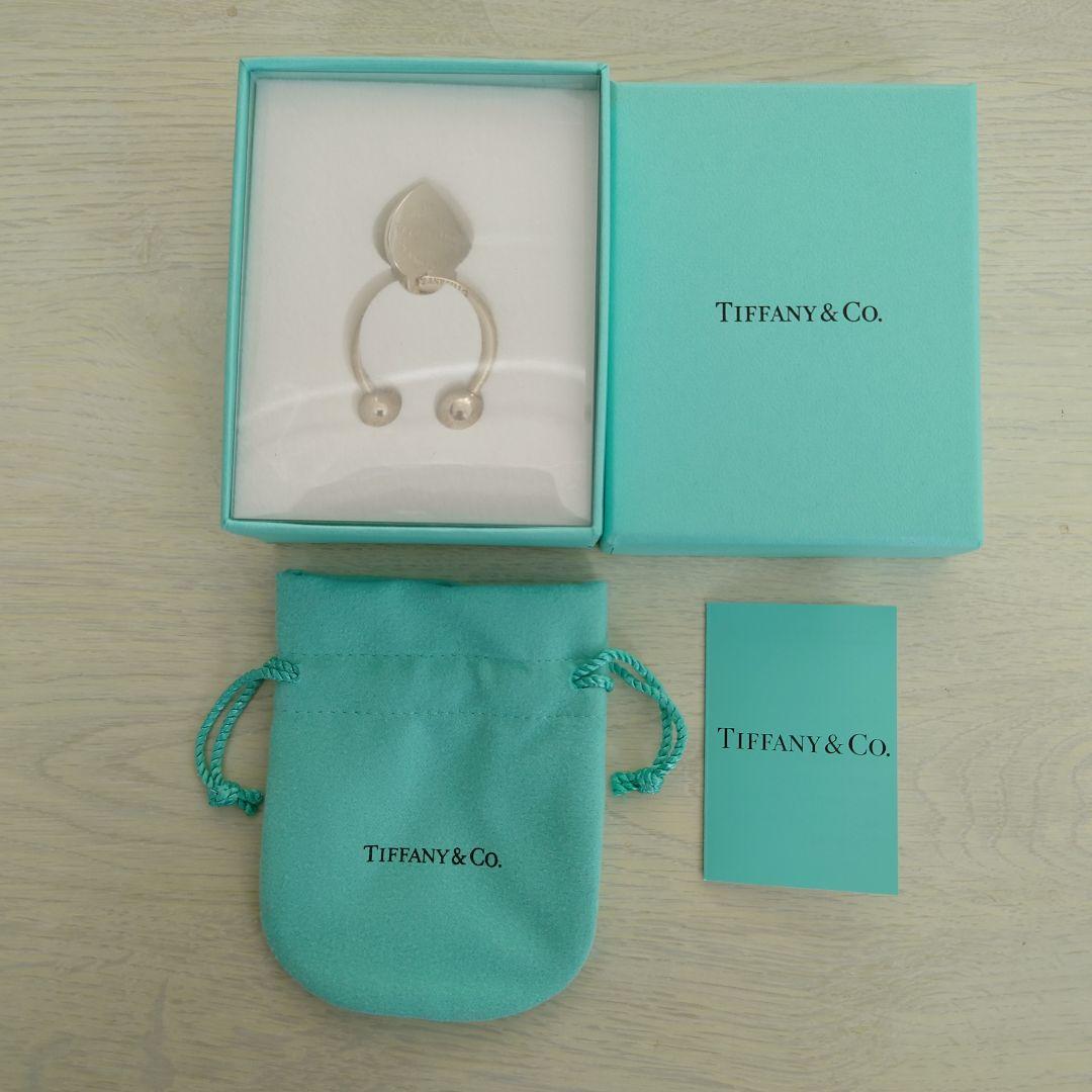 新品 未使用 ティファニー オーバル タグ ペンダントトップ(キーリング付)