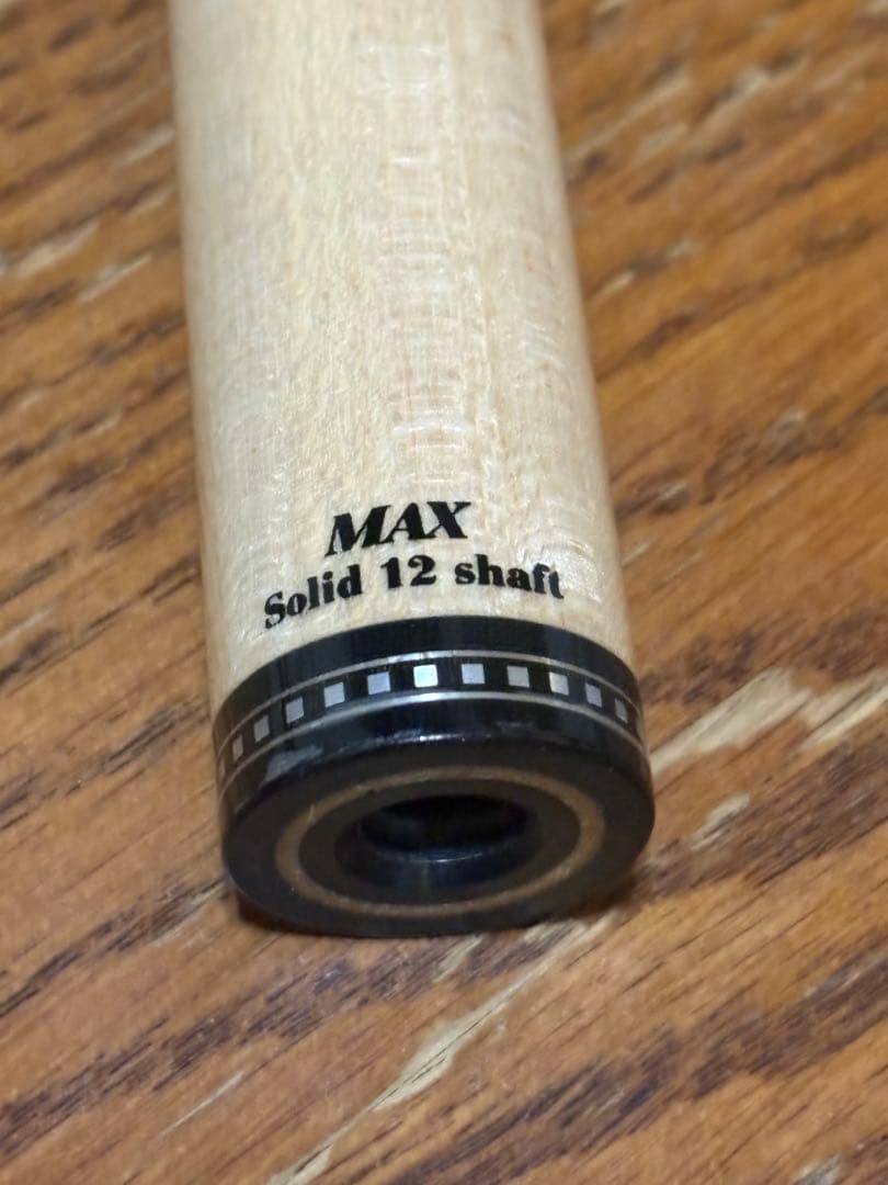 美品 ビリヤードアダム Solid 12 MAX シャフト ムサシリング 10山