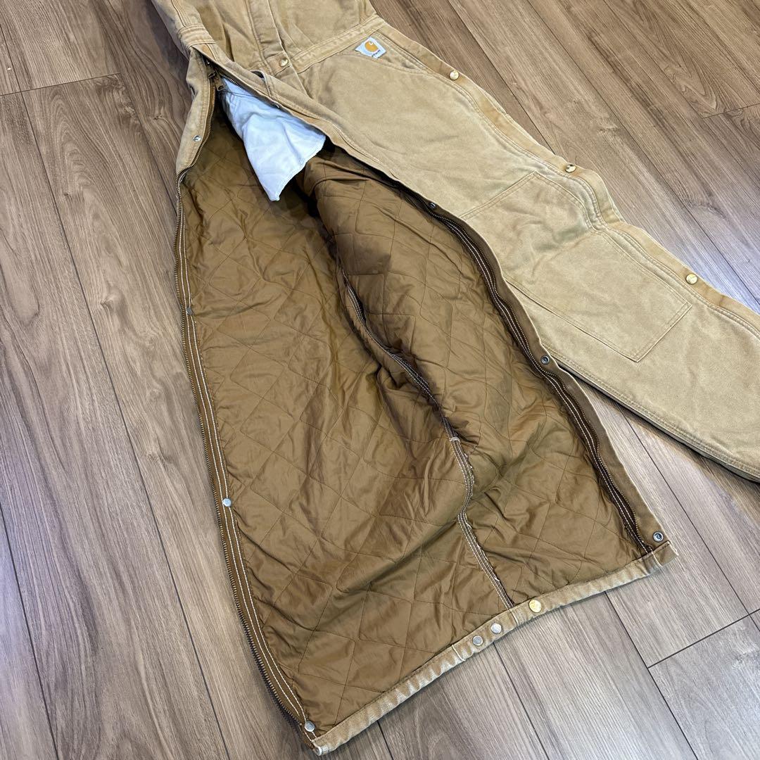 90s Carhartt カーハート ダブルニー ビブ オーバーオール ダック