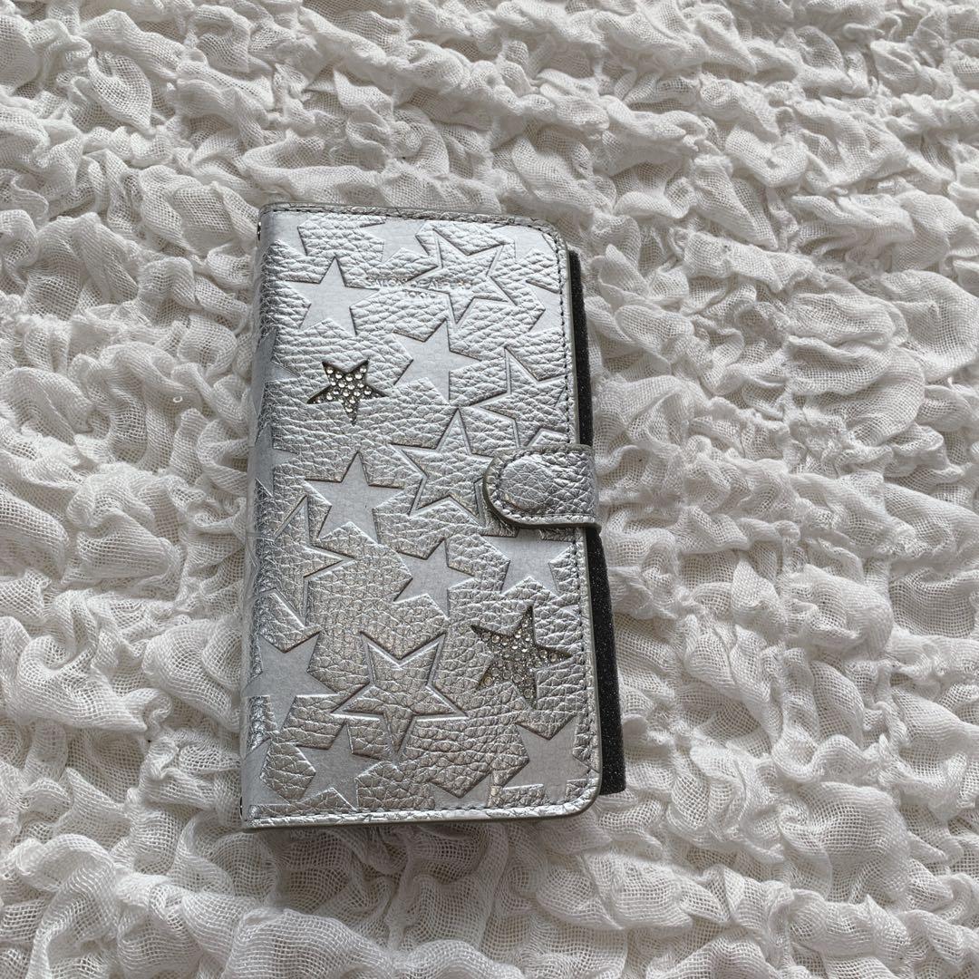 専用未使用 サロンドアルファード クリスタル付きスター多機種対応スマホケース