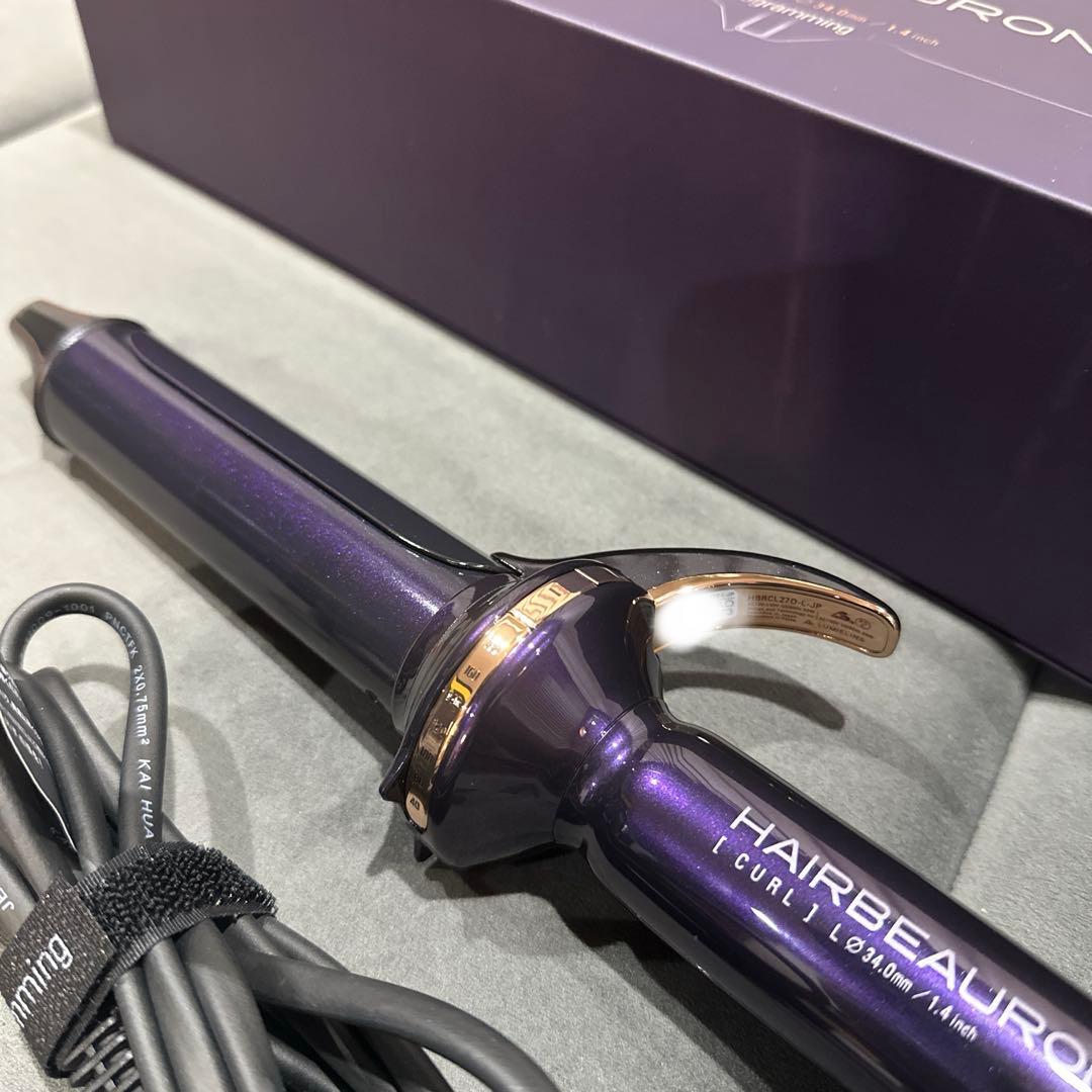 【付属品完備】ヘアビューロン　カールアイロン　34㎜　27D 美品