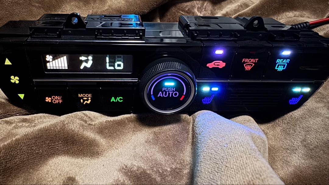 jf3 N-BOX Nボックス led打ち替え済み エアコンスイッチパネル