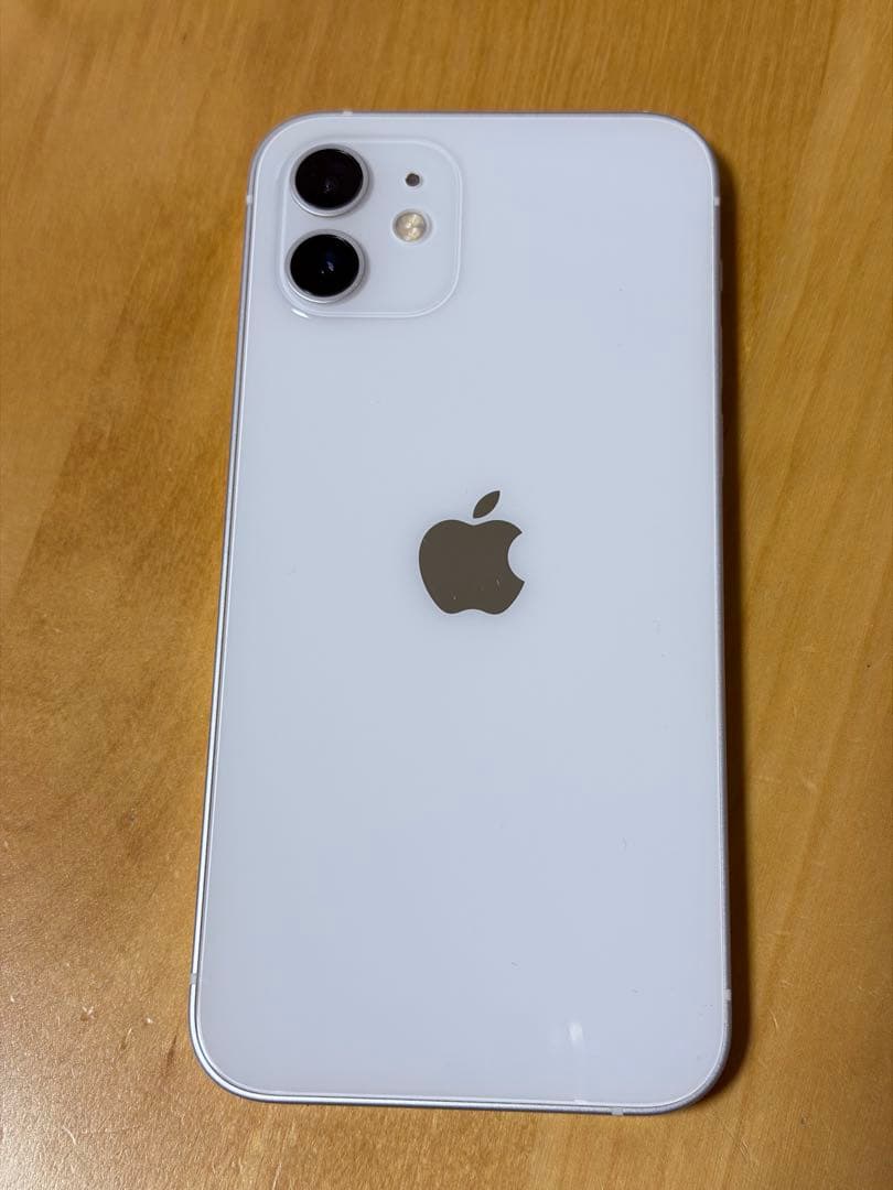 iPhone 12 ホワイト 128GB バッテリー100% Face ID不可