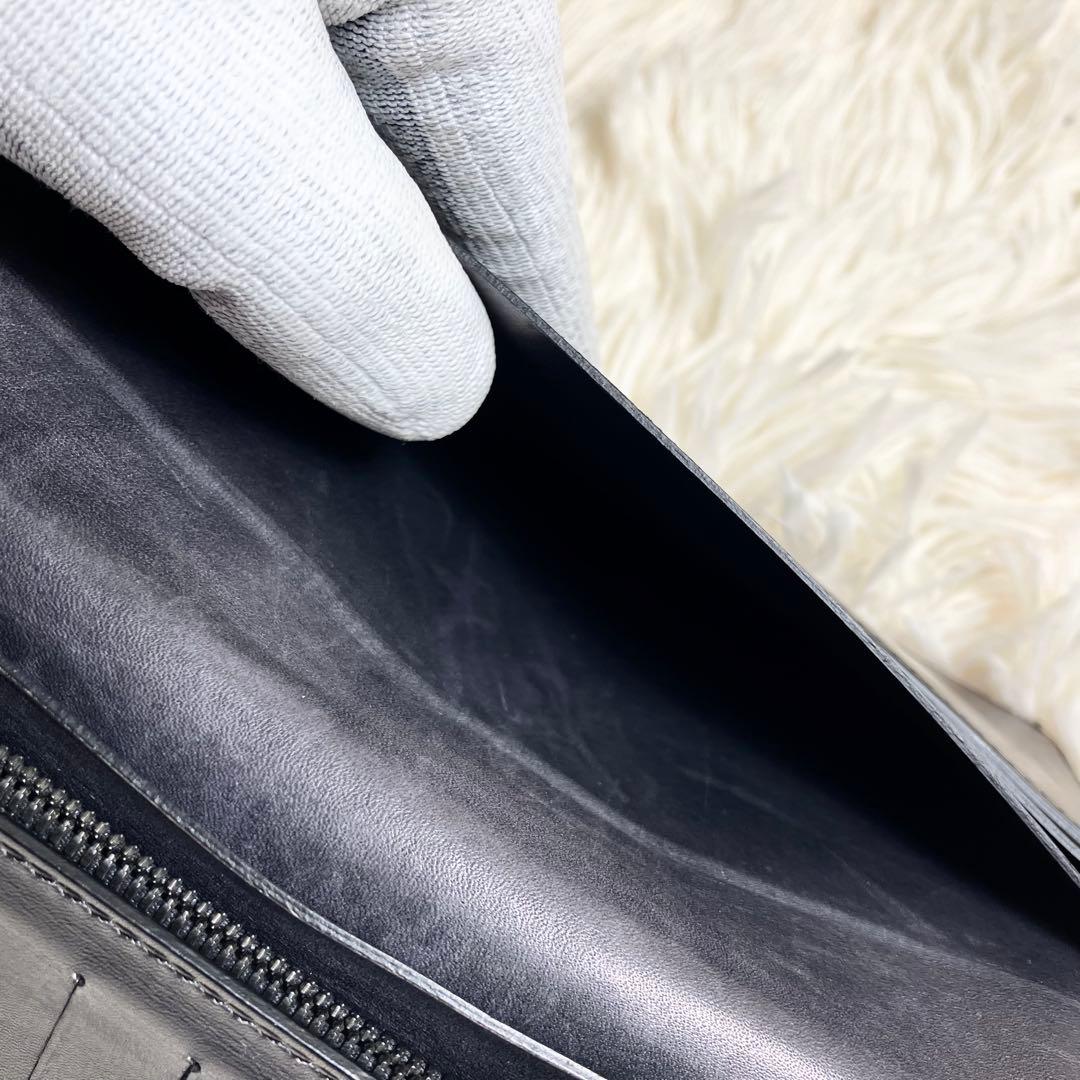 【良品】 ベルルッティ ロングウォレット カリグラフィ