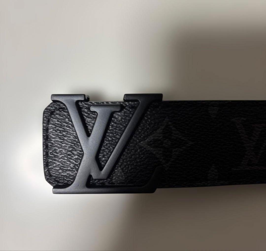 ルイ・ヴィトン ブラック レザーベルト