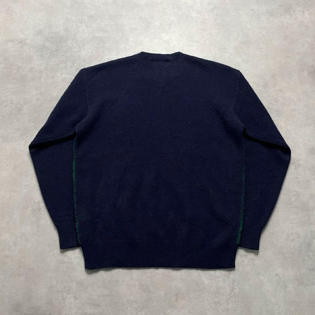 トップス 90s CHAPS RALPH LAUREN black watch knit