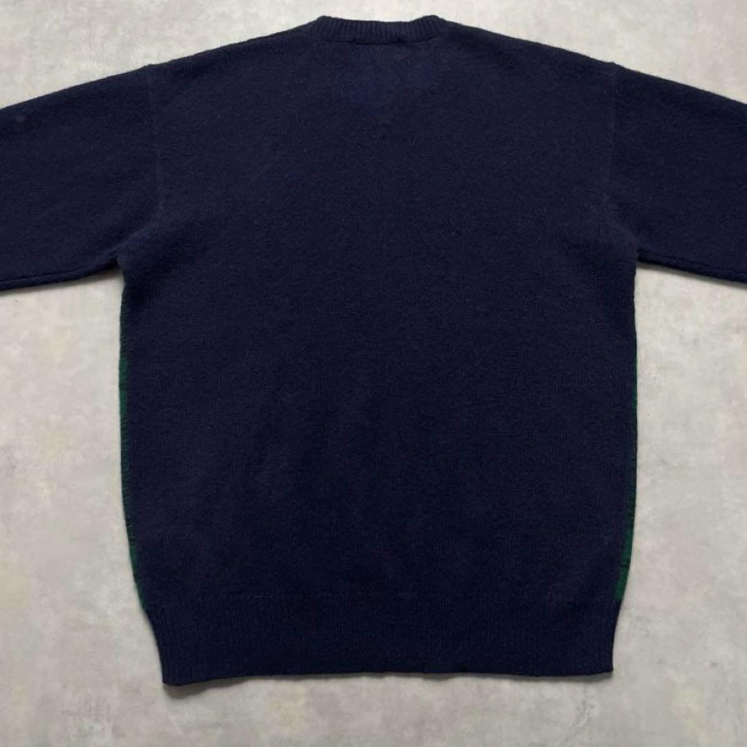 トップス 90s CHAPS RALPH LAUREN black watch knit