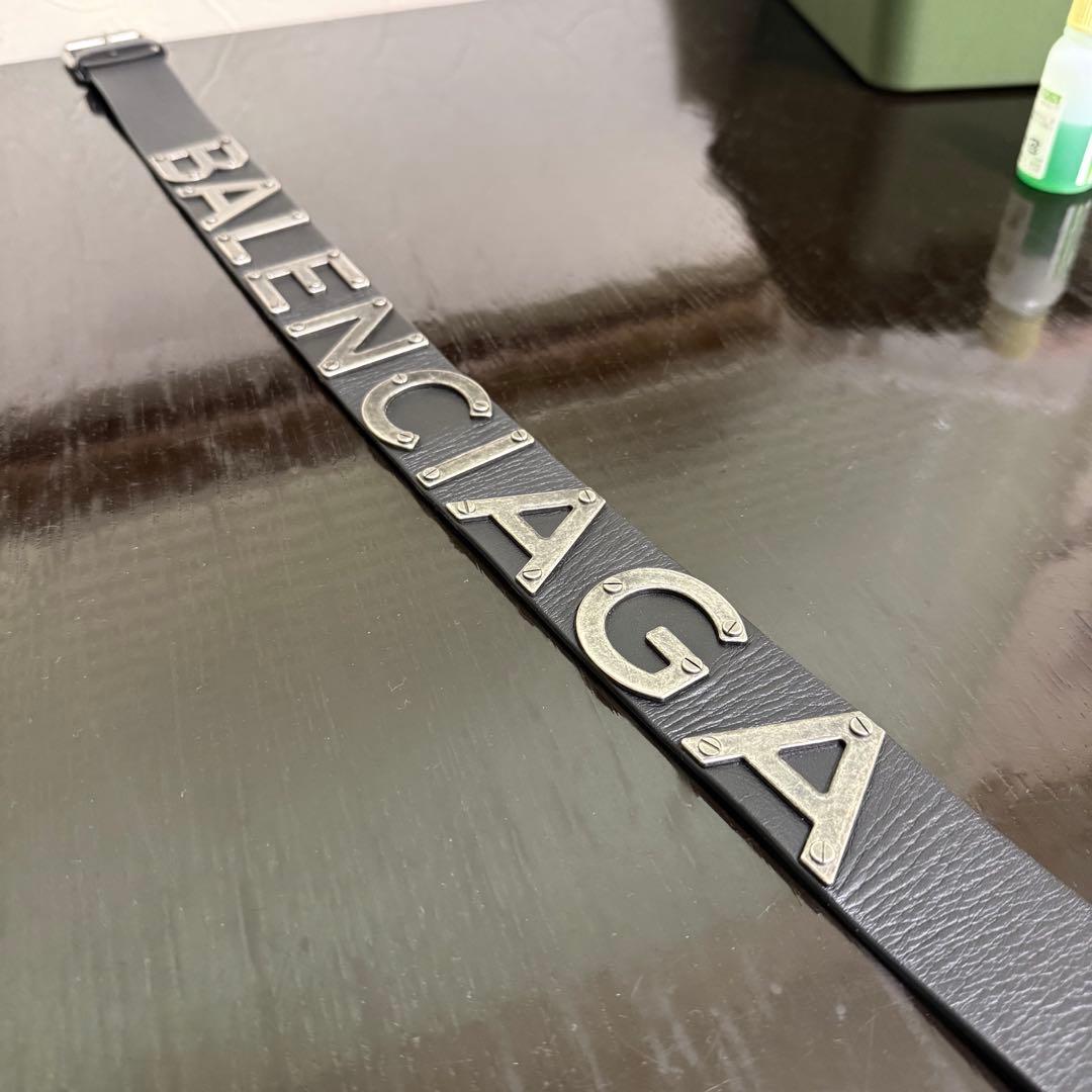 小物 BALENCIAGA leather belt