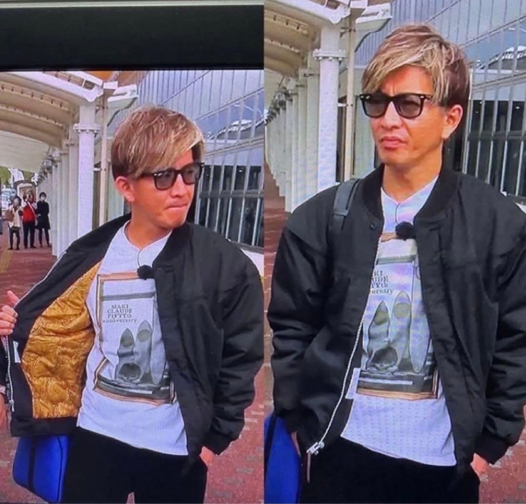 ダービージャケット　ダービーオブサンフランシスコ　M 黒金　キムタク