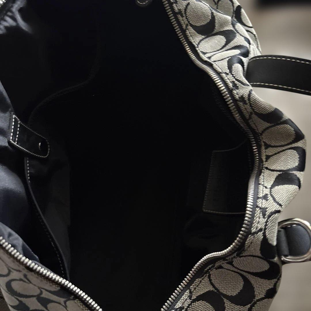 s*y様 コーチ　ボストンバック　ネイビー