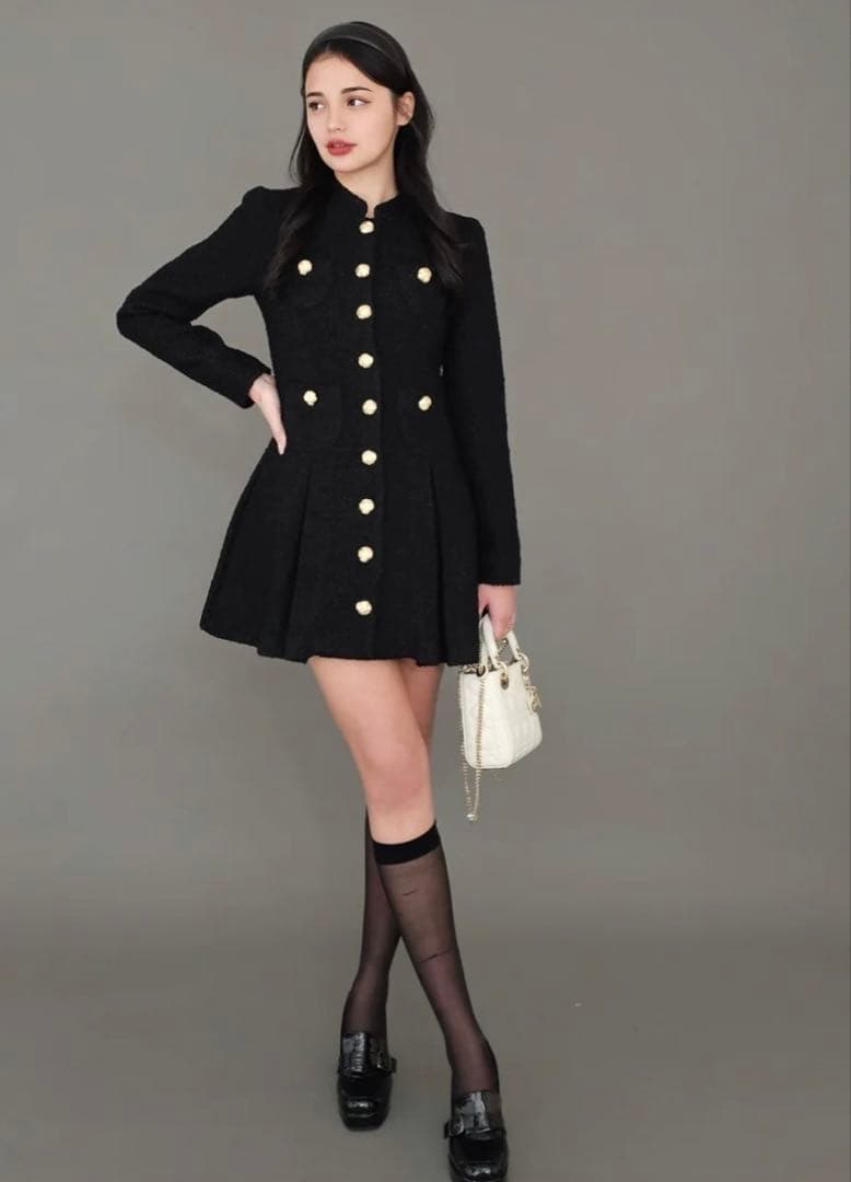 Randy ツイードワンピース【元値17,000円】