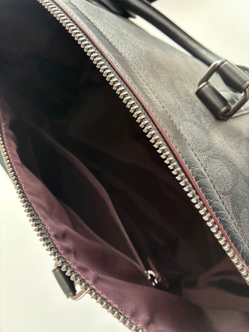 COACH ダークグレー トートバッグ