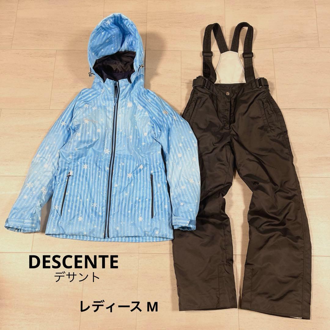 デサント スキーウエア レディースM ボードウエア ウエア上下 スノーウエア