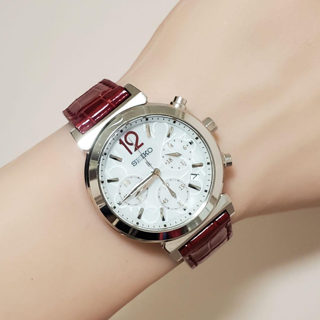 【8日迄限定セール❕稼働☆希少】SEIKOルキア ソーラー クロノグラフt07