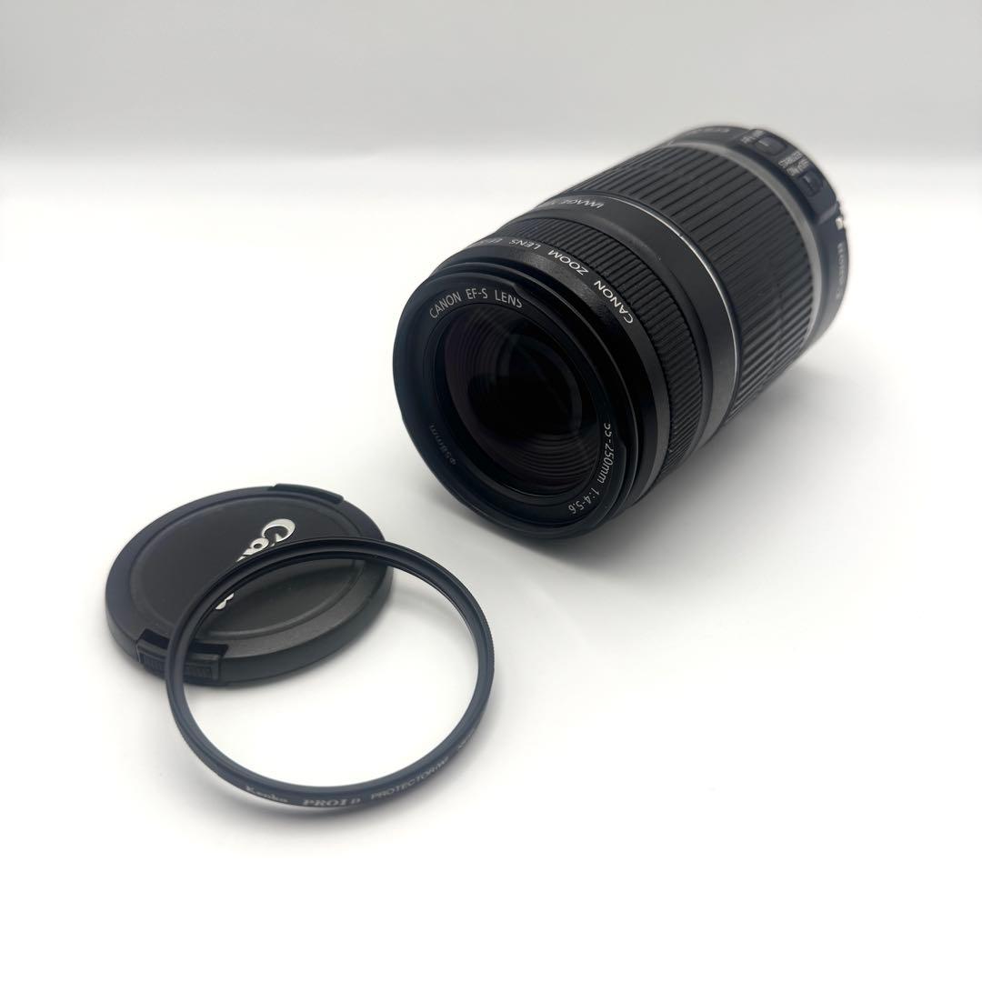 Canon キャノン 標準ズームレンズ EFS55-250mm カメラレンズ