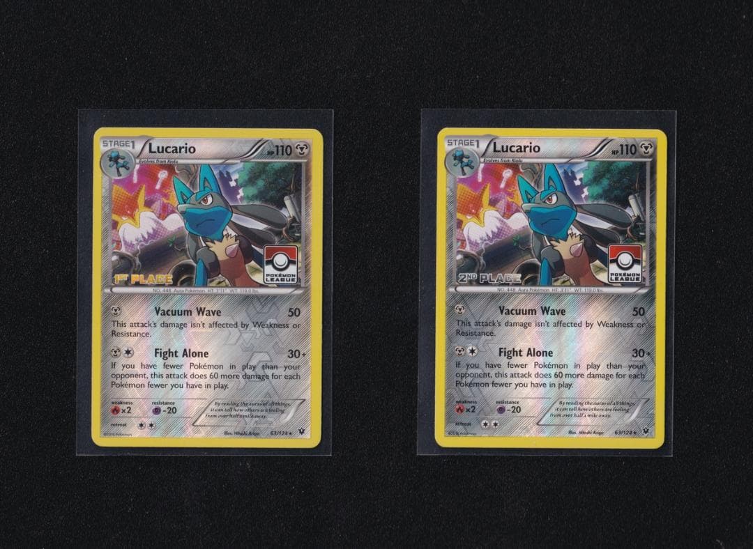 英版ルカリオ Pokemon Leagueプロモ 1st-4th 4枚セット