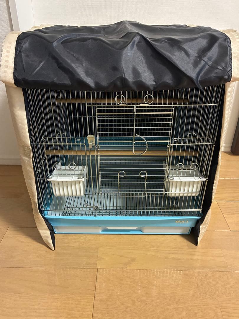 美品！HOEI鳥かご465 おやすみカバー、防寒カバー付き