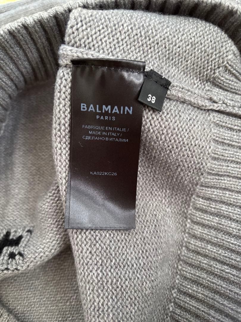 専用週末断捨離BALMAIN ニット38ショート丈