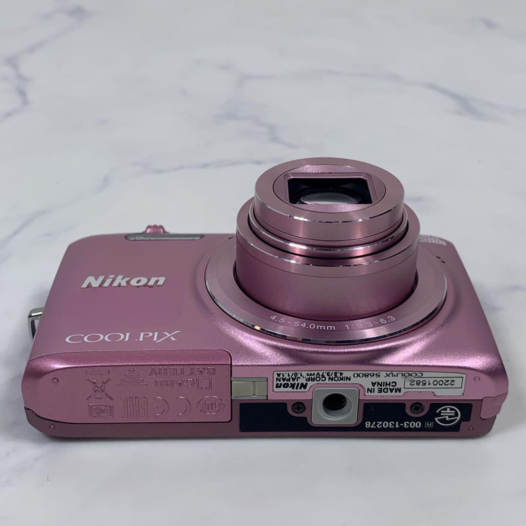 Nikon COOLPIX S6800 コンパクトデジタルカメラ 可愛いピンク!