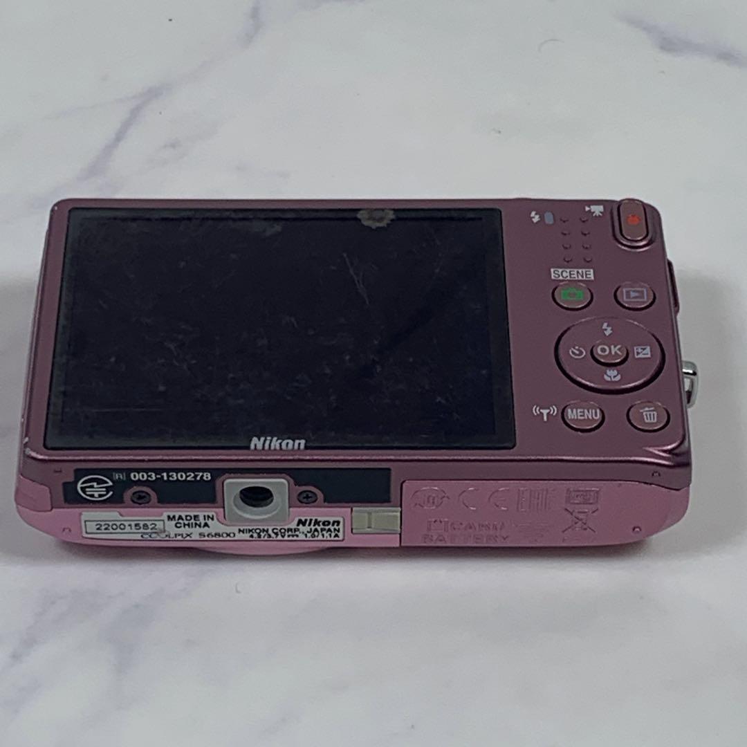 Nikon COOLPIX S6800 コンパクトデジタルカメラ 可愛いピンク!