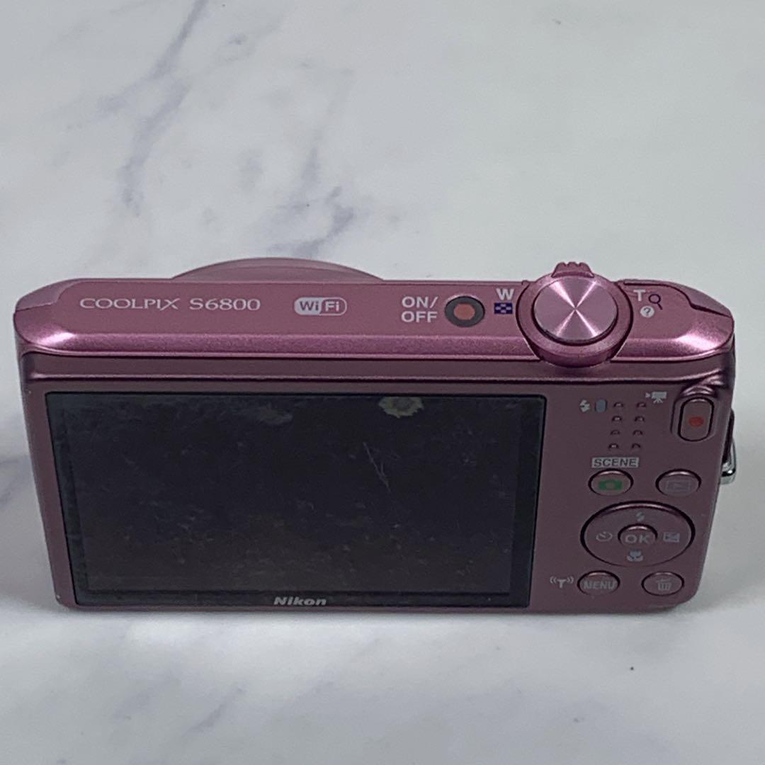 Nikon COOLPIX S6800 コンパクトデジタルカメラ 可愛いピンク!