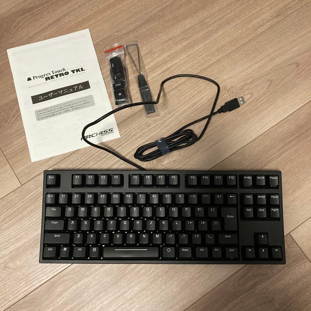 Progress Touch RETRO TKL テンキーレスキーボード 本体