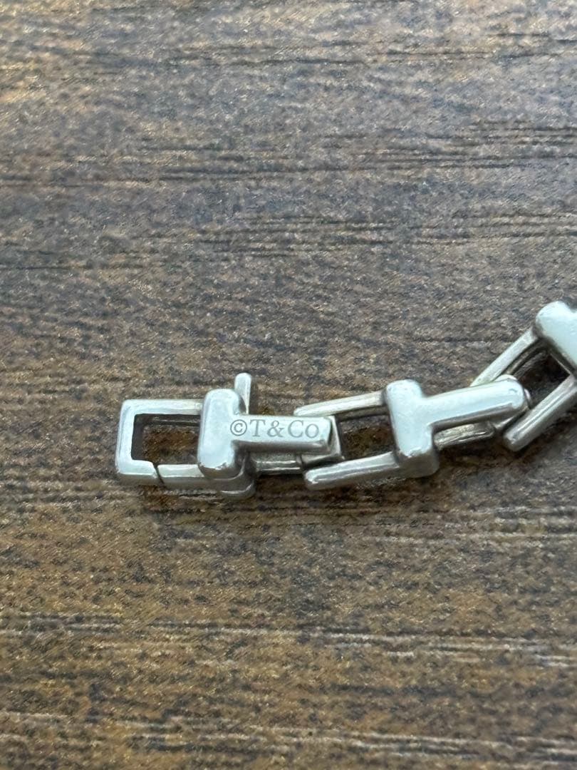 l　　　Tiffany Tナローチェーンネックレス シルバー ハードウェア