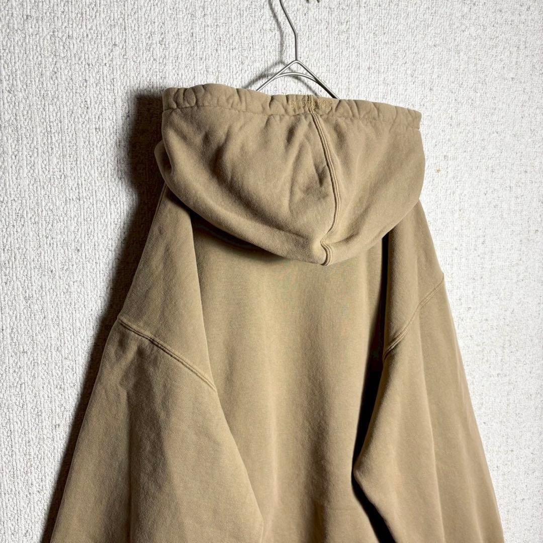 【人気デザイン】シュプリーム　パーカー　Sロゴ　刺繍ロゴ　プルオーバー　L