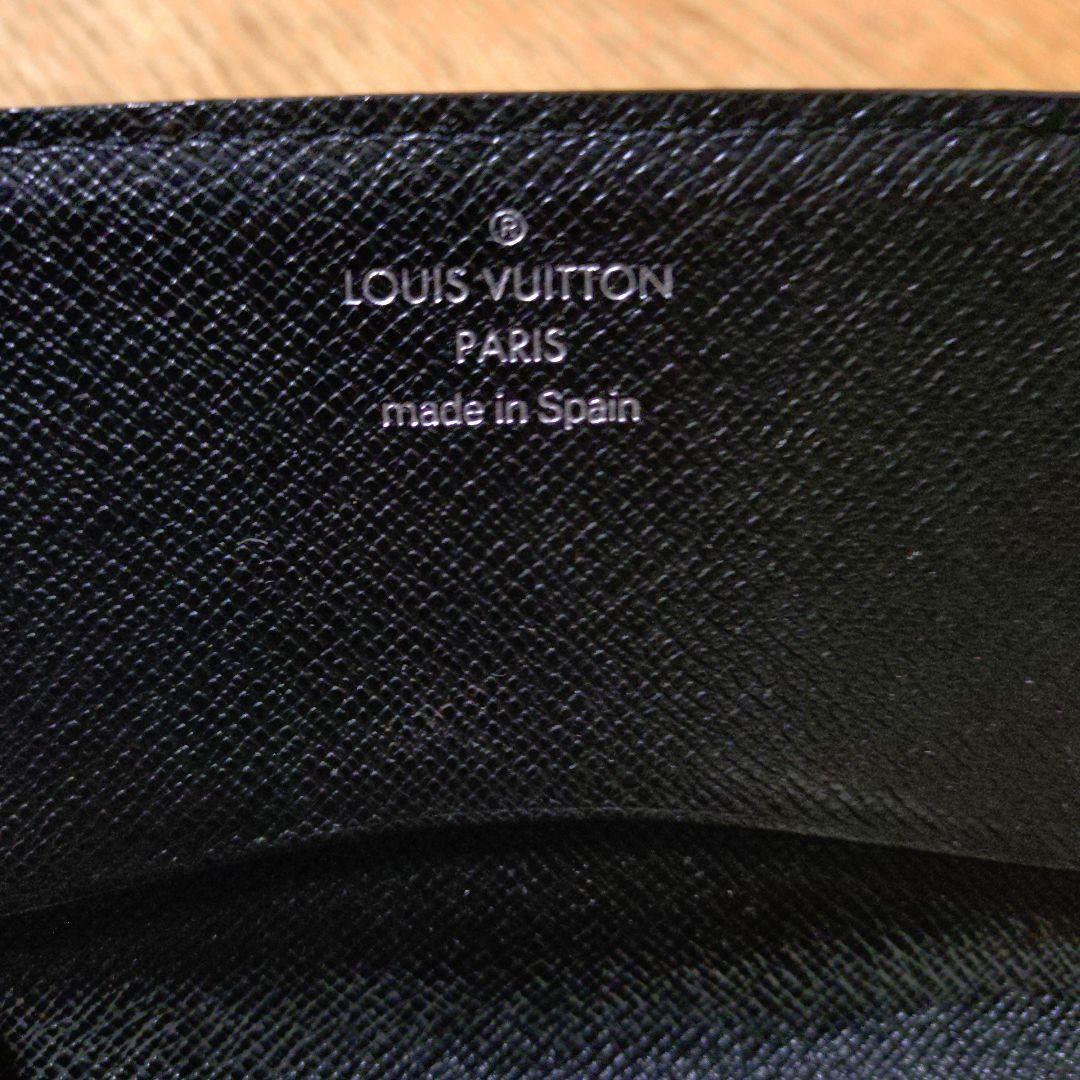 LOUIS VUITTON 名刺入れ ブラック レザー