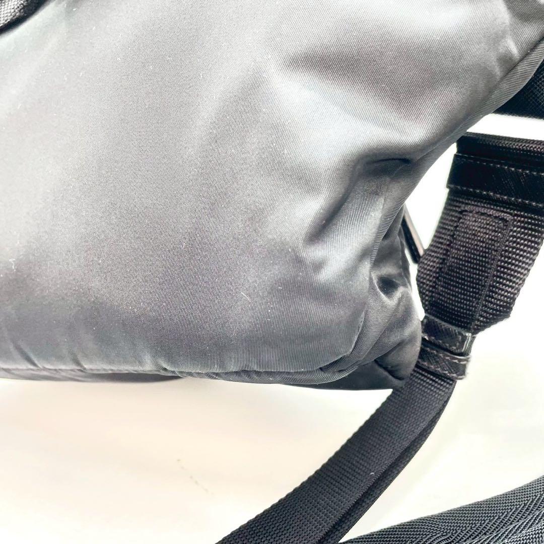 RFID認証⭐︎プラダ ボディバッグ 2VH038 ブラック ナイロン