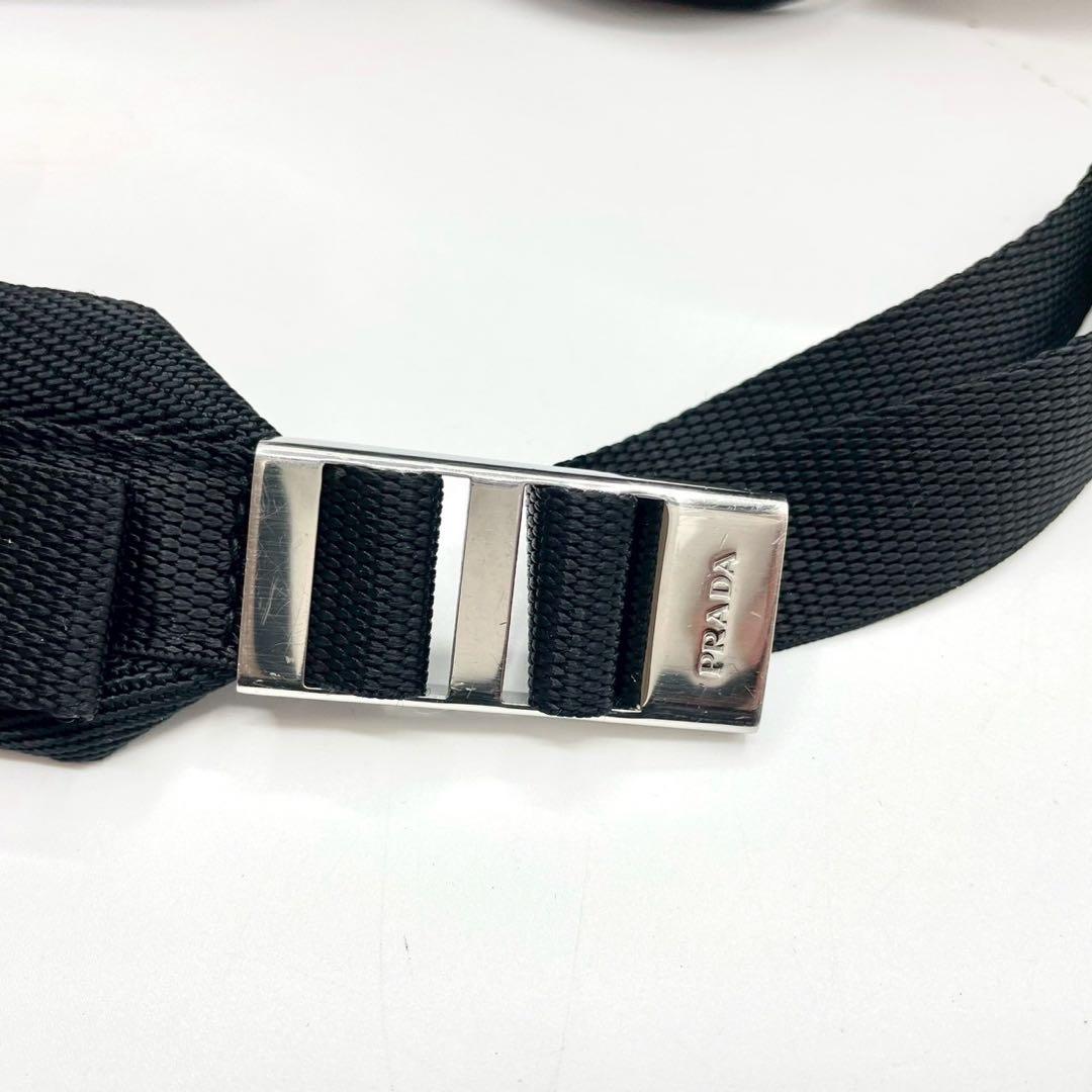 RFID認証⭐︎プラダ ボディバッグ 2VH038 ブラック ナイロン