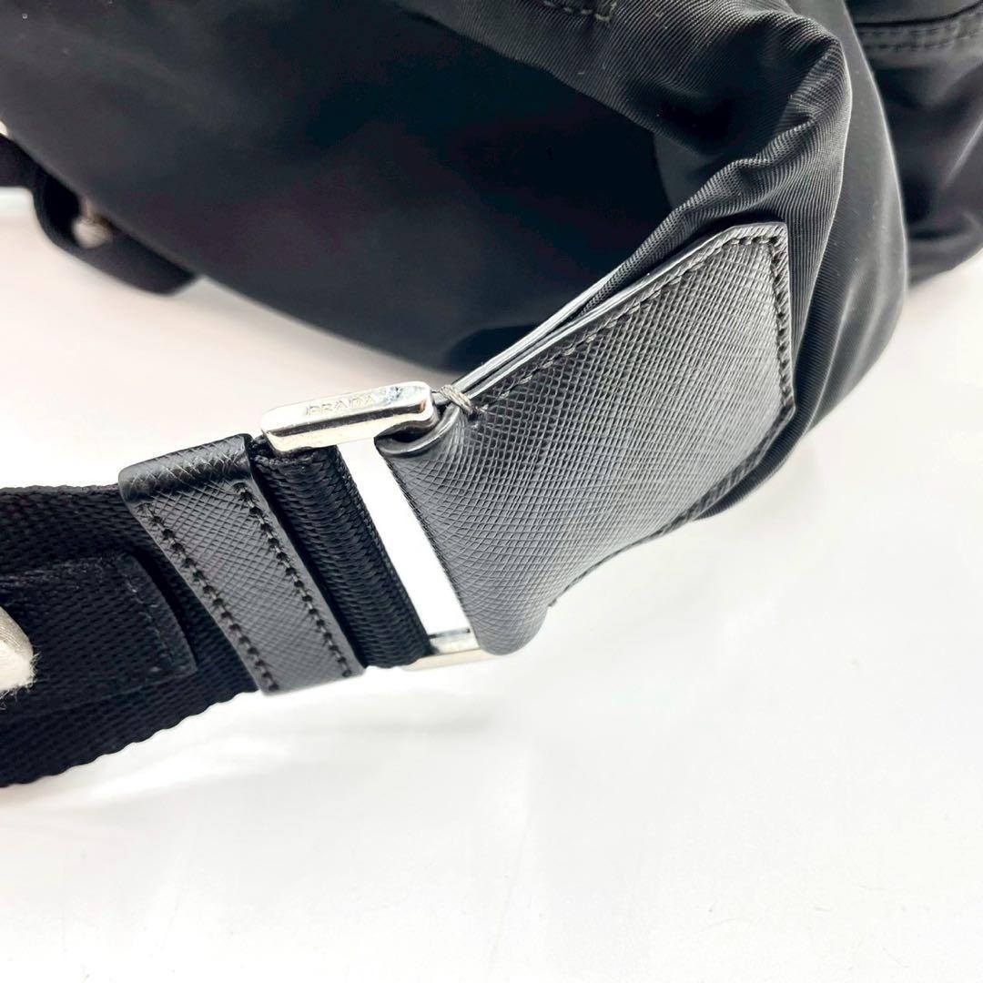 RFID認証⭐︎プラダ ボディバッグ 2VH038 ブラック ナイロン