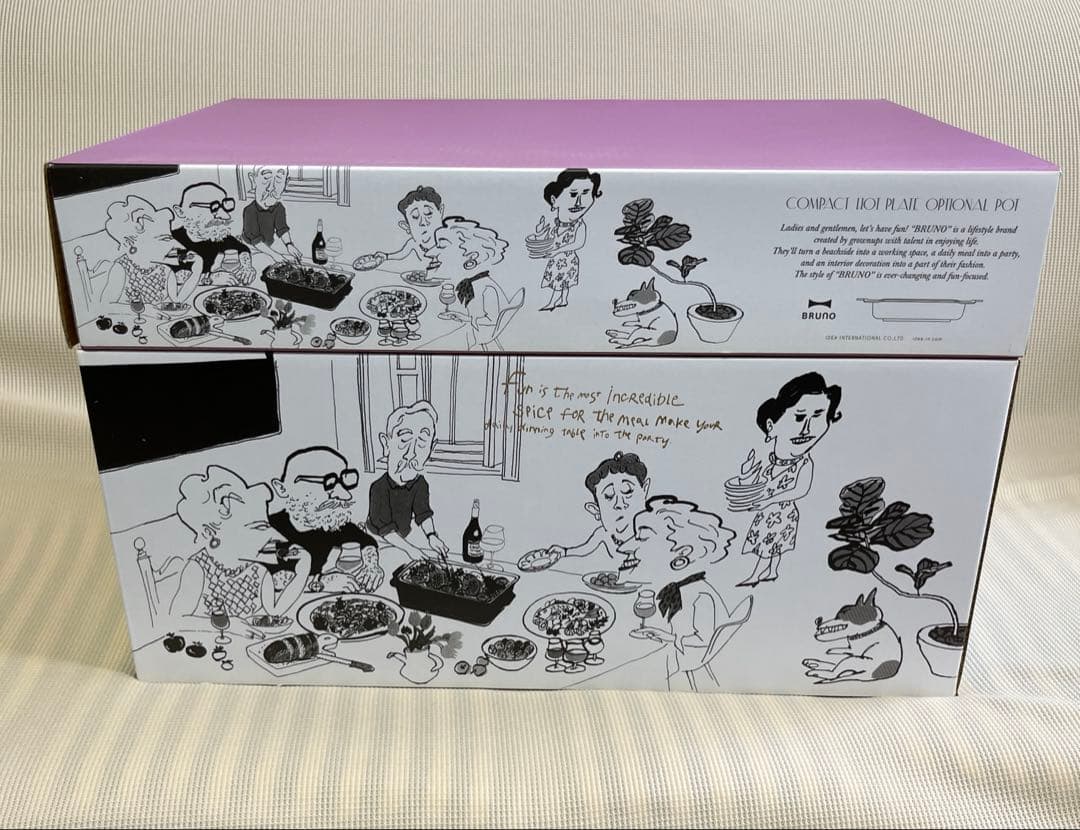 【土日限定お値下げ】BRUNO コンパクトホットプレート&セラミックコート鍋