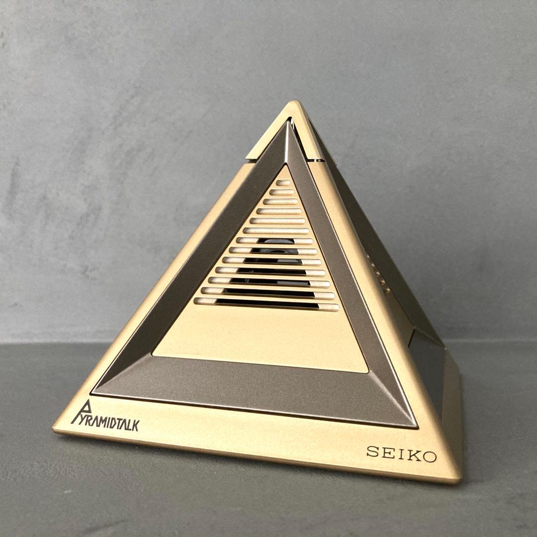 【未使用】SEIKO セイコー ピラミッドトーク クオーツクロックDA587G