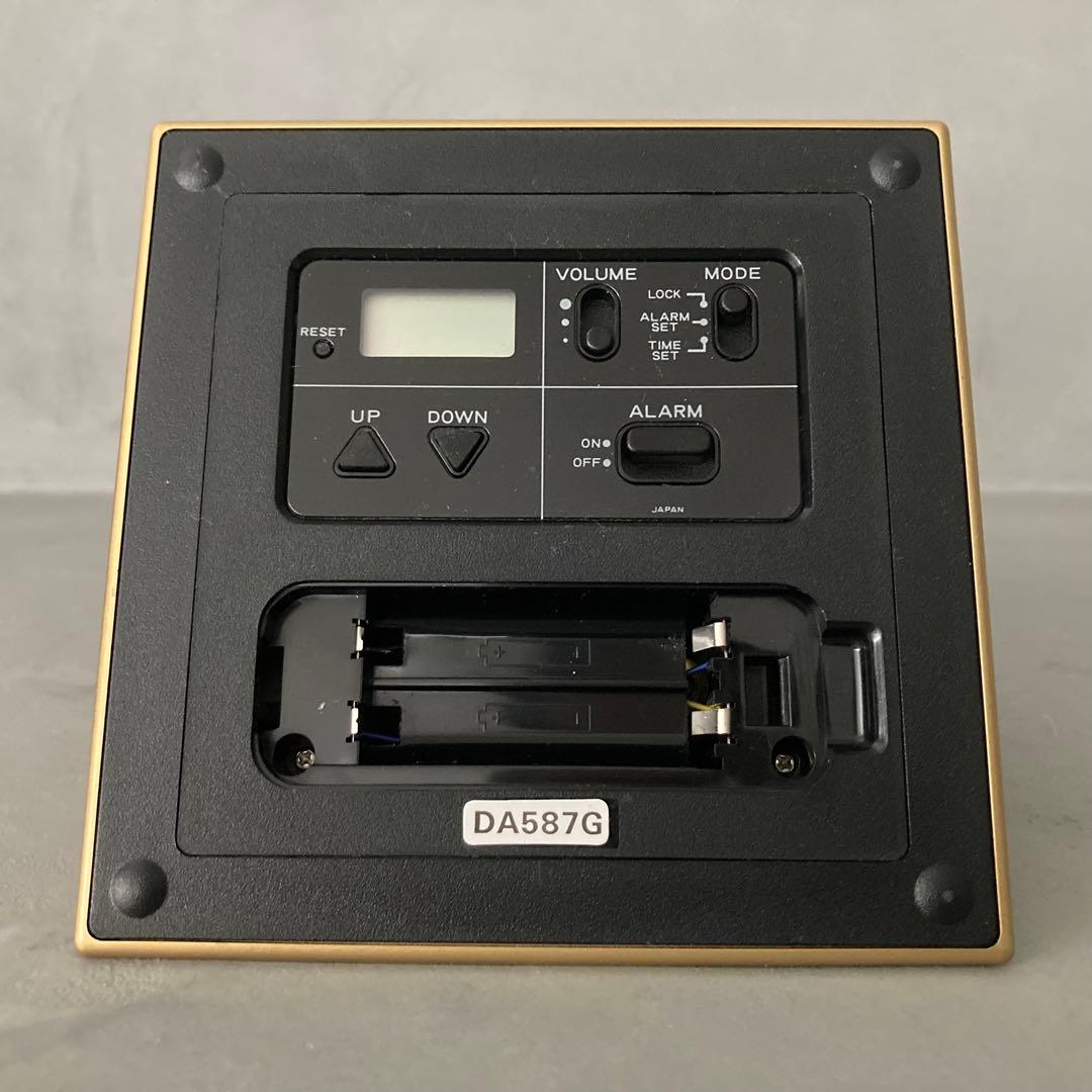 【未使用】SEIKO セイコー ピラミッドトーク クオーツクロックDA587G