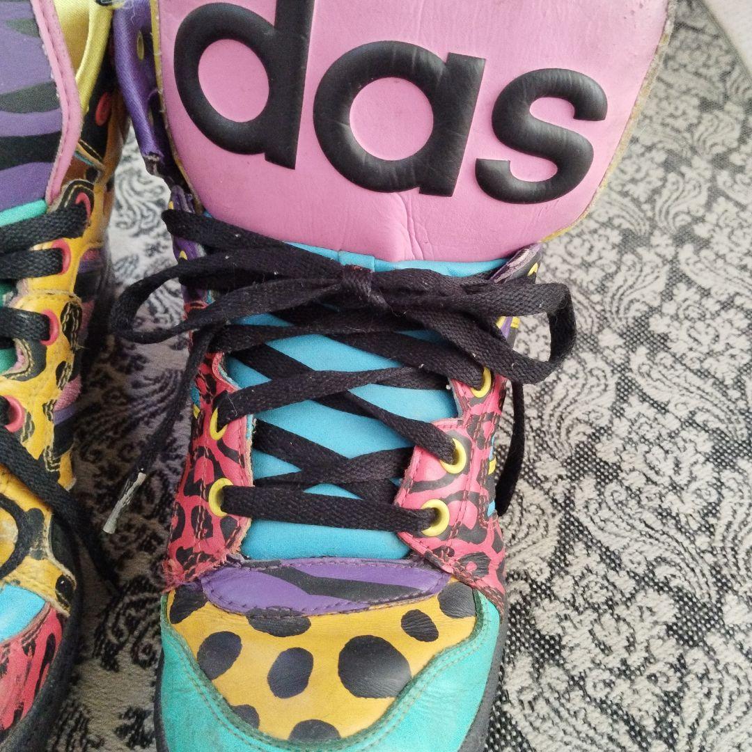 ジェレミースコットadidas カラフルハイカットスニーカー