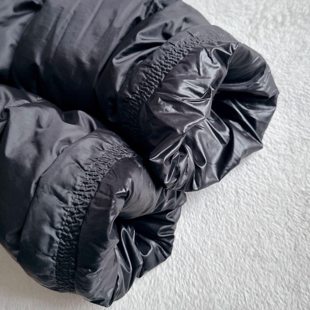 西川ダウン【美品‼︎】ナノユニバース ラクーンファー　ブラック サイズ38(M)